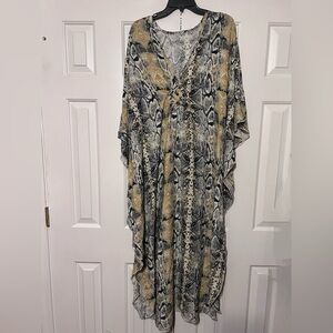 NWOT Snakeskin Kaftan